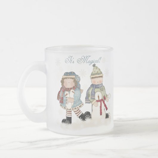 Schneezauber Mattglastasse (Links)