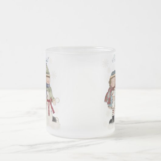 Schneezauber Mattglastasse (Mittel)