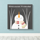 Schneezeichen Leinwanddruck (Insitu (Holzboden))