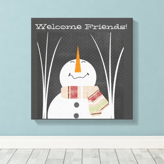 Schneezeichen Leinwanddruck (Insitu (Holzboden))