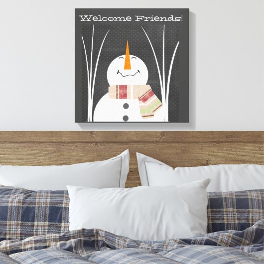 Schneezeichen Leinwanddruck (Insitu (Schlafzimmer))