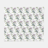 Schneezeit Fleecedecke (Vorderseite (Horizontal))