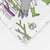 Schneezeit Fleecedecke (Ecke)