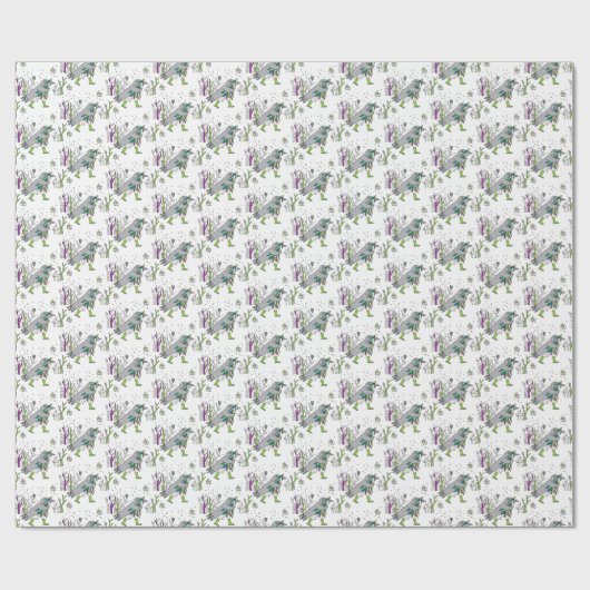 Schneezeit Geschenkpapier (Flach)