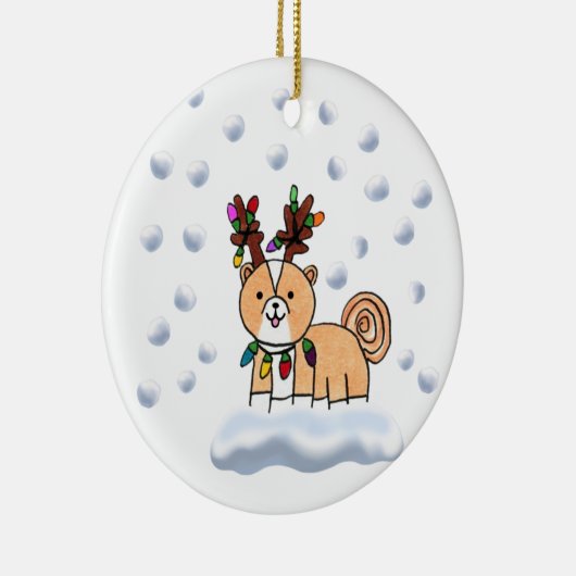 Schneezeit mit Pupeye Baum Ornament (Rechts)