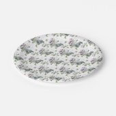 Schneezeit Pappteller (Schrägansicht)