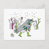 Schneezeit Postkarte (Vorderseite)