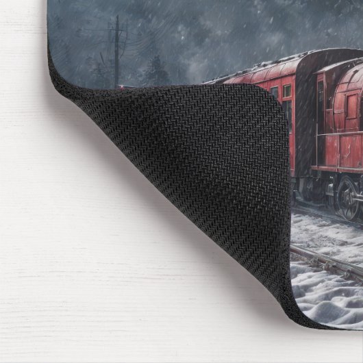 Schneezug Mousepad (Ecke)