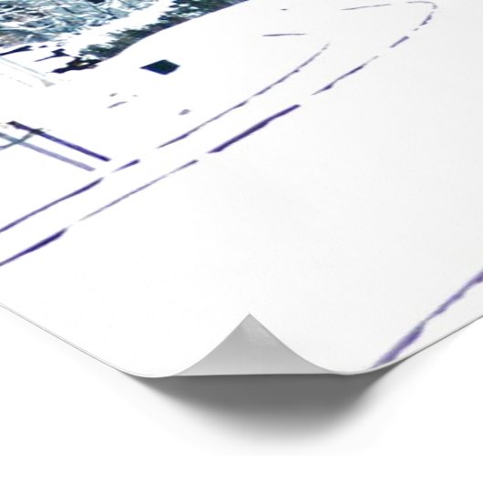 Schneezug Poster (Ecke)