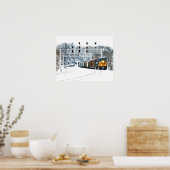 Schneezug Poster (Küche)