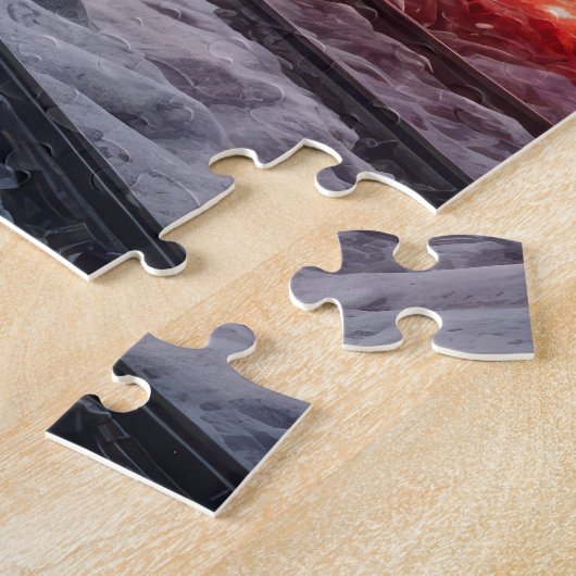 Schneezug Puzzle (Seite)