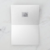 Schneezweige mit feinem Snowy Branches Karte (Innenseite)