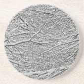 Schneezweige Sandstein Untersetzer (Vorne)