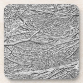 Schneezweige Untersetzer (Vorderseite)