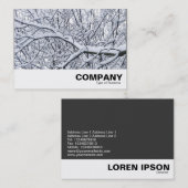 Schneezweige Visitenkarte (Vorne/Hinten)