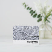 Schneezweige Visitenkarte (Stehend Vorderseite)