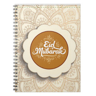 Schneid Eid Mubarak Notizblock