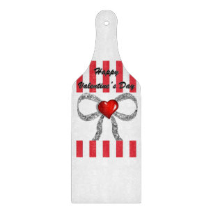 Schneidbrett aus Glas zum Valentinstag Schneidebrett