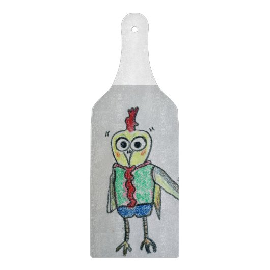 Schneidbrett für Hähnchen Schneidebrett (Vorderseite)