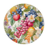 SCHNEIDBRETT - Mit farbenfrohem Obst bedeckt - Run Schneidebrett (Vorderseite)