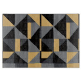 Schneidbrett – Moderne Geometrie Schneidebrett (Vorderseite)