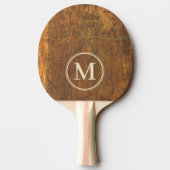 Schneidbrett-Monogramm Tischtennis Schläger (Rückseite)