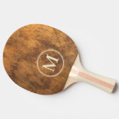 Schneidbrett-Monogramm Tischtennis Schläger (Seitenansicht)