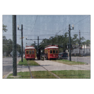 Schneidbrett New Orleans Straßenbahn Schneidebrett