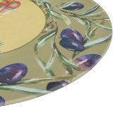 Schneidbrett. Olive Schneidebrett (Ecke)