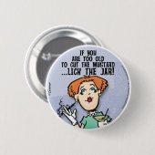 Schneide den Senf Button (Vorne & Hinten)