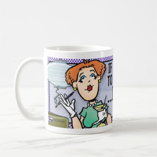 Schneide den Senf Kaffeetasse (Links)