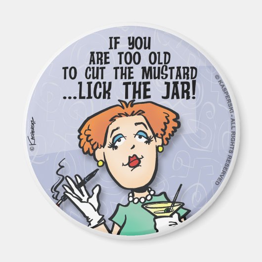 Schneide den Senf Magnet (Vorne)