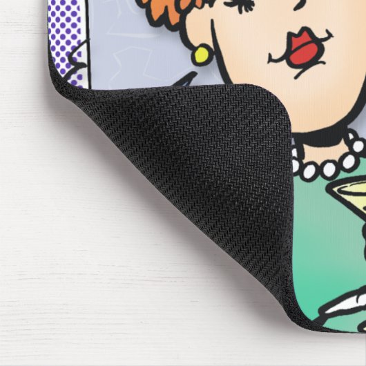 Schneide den Senf Mousepad (Ecke)