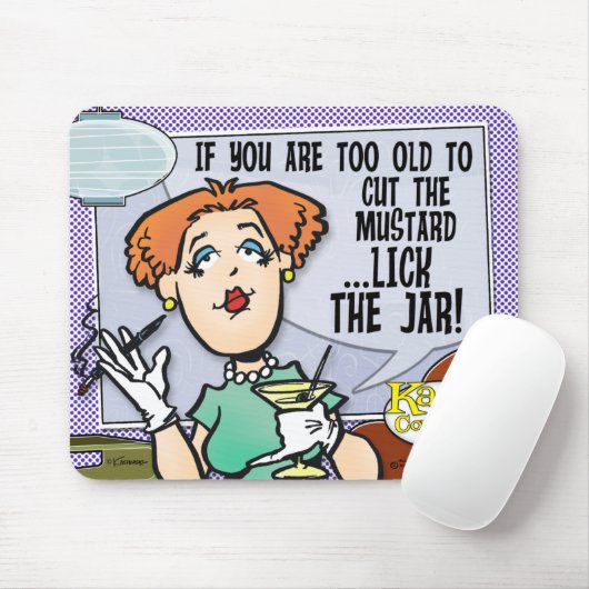Schneide den Senf Mousepad (Mit Mouse)