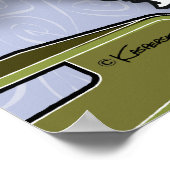 Schneide den Senf Poster (Ecke)