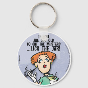 Schneide den Senf Schlüsselanhänger