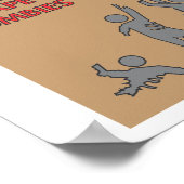 Schneide die Treppen! Poster (Ecke)