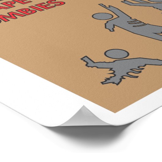 Schneide die Treppen! Poster (Ecke)