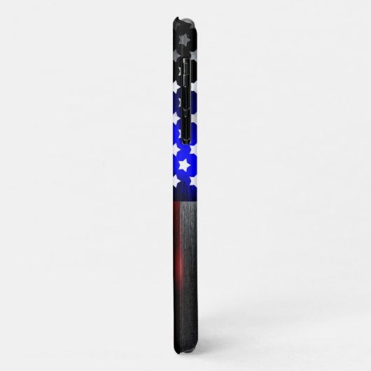 Schneide-Edge Laser Cut American Flag 1 Case-Mate iPhone Hülle (Hinten/Links)