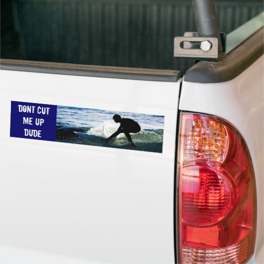 Schneide mir nicht Typ. Autoaufkleber (Auf Lkw)