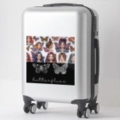 Schneide Vinyl Sticker Butterfly Frau. Sei ein (Koffer)
