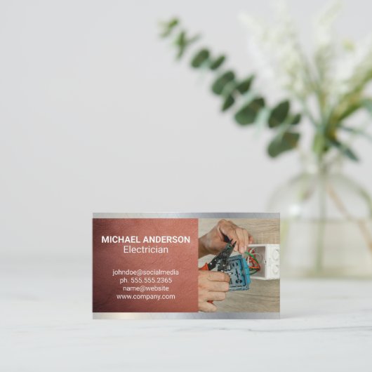 Schneide-Wiesen Visitenkarte (Stehend Vorderseite)