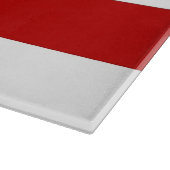 Schneidebrett aus Glas mit Washington DC, USA (Ecke)