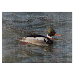 Schneidebrett aus Red Breastes Merganser