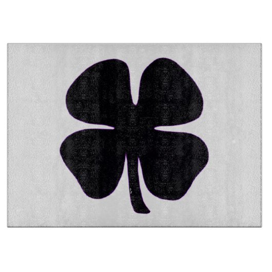 Schneidebrett aus schwarzem Glattleder (Vorderseite)