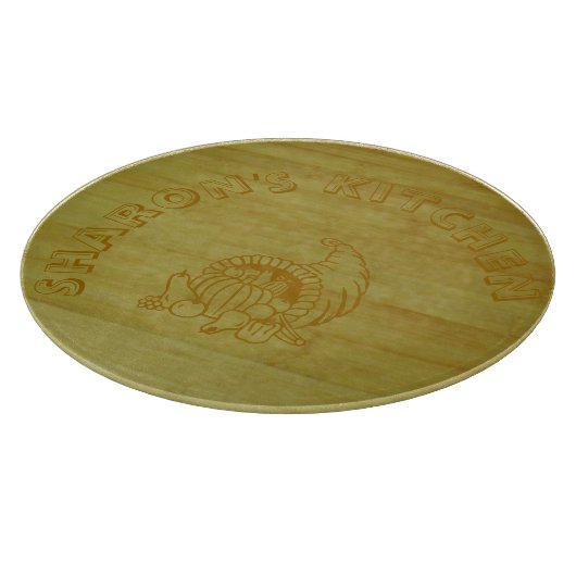 Schneidebrett - Bamboo mit Cornucopia (Ecke)