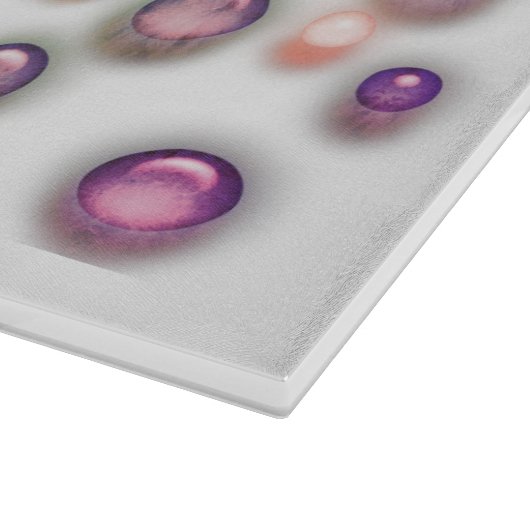 Schneidebrett - Blasen in Pastelhütten (Ecke)