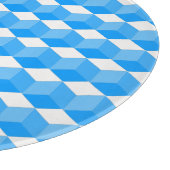 Schneidebrett - Blockmuster in drei Dimensionen (Ecke)