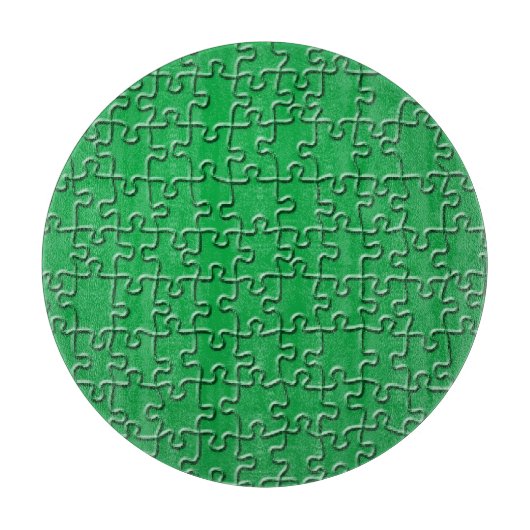 Schneidebrett - Das grüne Puzzle (Vorderseite)