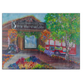 Schneidebrett des Ankerzentrums (Vorderseite)